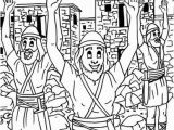 Joshua and the Battle Of Jericho Coloring Page Creative Streams Bible Coloring Pages for Kids