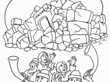 Joshua and the Battle Of Jericho Coloring Page Joshua Fought the Battle Of Jericho Coloring Pages
