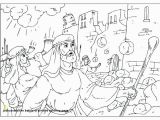 Joshua and the Battle Of Jericho Coloring Pages Joshua and the Battle Jericho Coloring Page and the Walls