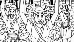 Joshua and the Battle Of Jericho Coloring Pages Joshua Jericho and the Promissed Land Coloring Pages