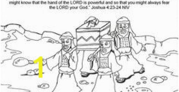 Joshua Crossing the Jordan Coloring Page 107 Best Bible Joshua Images On Pinterest In 2018