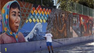 Judith Baca Mural the Great Wall Of Los Angeles L A S Judith Baca Wins $50 000 Award Breaking Ground for