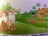 Jungle Book Mural the Jungle Book Mowgli Says Goodbye to His Wolf Brothers and Go to