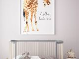 Jungle themed Nursery Wall Murals Giraffe Animal Nursery Decor Nursery Wall Art Printable