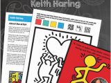 Keith Haring Coloring Pages Keith Haring Art History Worksheets and Art Activities