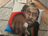 Kendrick Lamar Wall Mural Kendrick Lamar Portrait Fan Art Wall Art Rap Rapper Cool Painting Acrylic Dope Damn Album Masculine T Present Music Lyrics Realisim Goat Hiphop