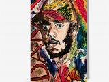 Kendrick Lamar Wall Mural Lamar Rapper Rap Legend Od Lyrics Album songs Damn Hophop Music Fan Art Drawing Painting Colourful Colorful Shirt Print Poster