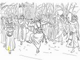 King David Coloring Pages for Kids King David Dancing before the Ark Of the Covenant Coloring