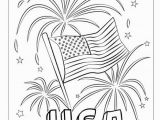 Kirby Buckets Drawings Coloring Pages Happy Fourth Usa Fireworks Coloring Page Free Printable