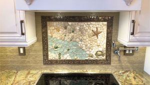 Kitchen Mural Wall Tiles Custom Nautical Kitchen Mosaic Backsplash Mural Made with