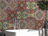 Kitchen Wall Tile Murals Amazon Decorson Arabic Style Mural Kitchen Bathroom