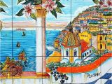 Kitchen Wall Tile Murals Ceramic Murals for Kitchen Backsplash Coast Of Positano