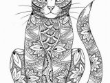 Kitty Cat Coloring Pages for Adults Adult Coloring Pages Cats 3 1 … Kitty Cat Lovers