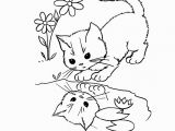 Kitty Cat Coloring Pages Printable Cute Cat Coloring Pages 04