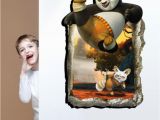 Kung Fu Panda Wall Mural 3 D Kung Fu Panda Fashion Creative Personality Wall Calligraphy and