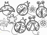 Lady Bug Coloring Pages Bug Coloring Pages