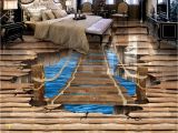 Lake In the Woods Wall Mural Us $23 1 Off Waterproof Floor Mural Painting Lake Ladder 3d Wallpaper 3d Floor Murals Pvc Waterproof Floor Home Decoration In Wallpapers From Home