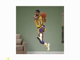 Lambeau Field Wall Mural Los Angeles Lakers Magic Johnson Trophy Mural Fathead Wall