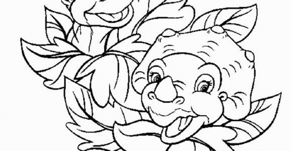 Land before Time Coloring Pages Print Land before Time Coloring Page