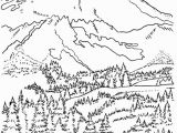 Landscape Coloring Pages for Adults Coloring Pages Mountians