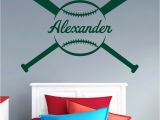 Large Baseball Wall Murals Baseball Personalized Name Giant Transfer Decal
