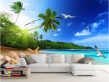 Large Mural Prints Cool Modern Printing Wallpaper Beach Landscape Wallpapers for Living