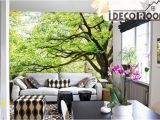 Large Mural Prints Green Tree Wall Paper Wall Print Decal Wall Deco Indoor Wall Mural