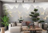 Large Scale Wallpaper Murals Retail 3d Three Dimensional Zen Garden Landscape Background Wall