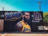 Lebron James Wall Mural Artist Erases Lebron James Lakers Mural after It S