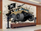 Lego City Wall Mural Custom Wall Mural Wallpaper 3d Cartoon Military Vehicles