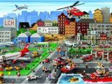 Lego City Wall Mural Lego City Poster