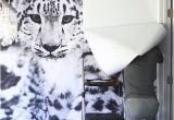 Leopard Print Wall Mural Snow Leopard Wallpaper Mural Diy