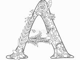 Letter A Coloring Pages for Adults Letter A Coloring Book for Adults Vector Stock Vector