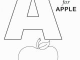 Letter A for Apple Coloring Pages Alphabet Coloring Pages Pdf Luxury the Letter A Coloring Page My A
