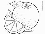 Letter A for Apple Coloring Pages orange Fruits Coloring Pages for Kids Printable Free