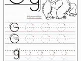 Letter G Coloring Pages for toddlers Free Traceable Alphabet Worksheets Gorilla