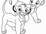Lion King Coloring Pages Simba and Nala Awesome Simba and Nala Coloring Page Download & Print