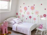 Little Girl Room Wall Murals Flower Wall Decal Daisy Wall Sticker Floral Wall Decor
