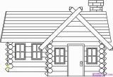 Log Cabin Coloring Page How to Draw A Log Cabin House Step by Step Buildings