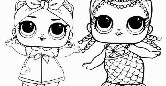 Lol Doll Coloring Pages Printable Sweet and Cute Lol Surprise Coloring Pages for Doll