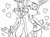 Lola and Bugs Bunny Coloring Pages Lola Bunny Kiss Bugs Bunny Coloring Pages Download