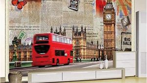 London themed Wall Murals Amazon Murals Custom 4d Wallpaper Building Series Big