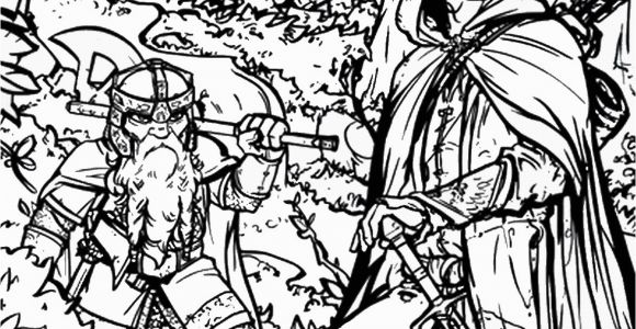Lord Of the Rings Printable Coloring Pages Movies Tv