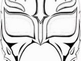 Luchador Mask Coloring Page 78 Best Wwe Images