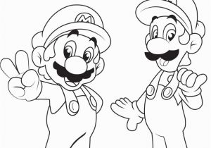 Luigi Mario Kart Coloring Pages Mario and Luigi Coloring Pages to Print Fresh Mario Bros Printable