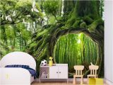 Magical forest Wall Mural Beibehang Classic Interior 3d Wallpaper Magical forest Cafe