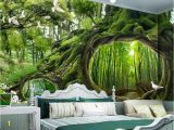 Magical forest Wall Mural Beibehang High Quality 3d Wallpaper Magical forest Tree Hole