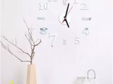 Make A Wall Mural 3d Diy Roman Numbers Acrylic Mirror Wall Sticker Clock Home Decor Mural Decals Vova