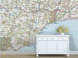 Make Your Own Wall Mural Photo Custom ordnance Survey Map Wallpaper Modern by Love Maps On