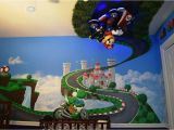 Mario Kart Wall Mural Diy Baby Jungen Sport themen Kinderzimmer Ideen